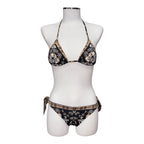 Bikini a triangolo con stampa e strass | TWINSET - PMC Portici

