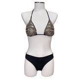 Bikini a triangolo con ricamo di paillettes | TWINSET - PMC Portici