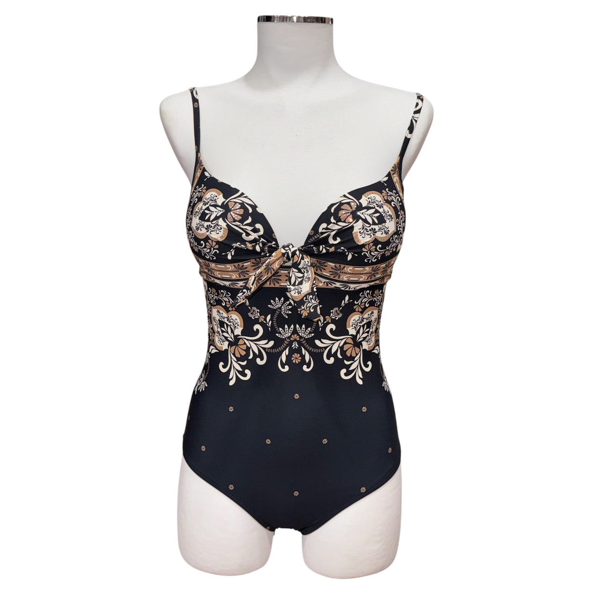 Costume intero stampa foulard con strass  | TWINSET - PMC Portici