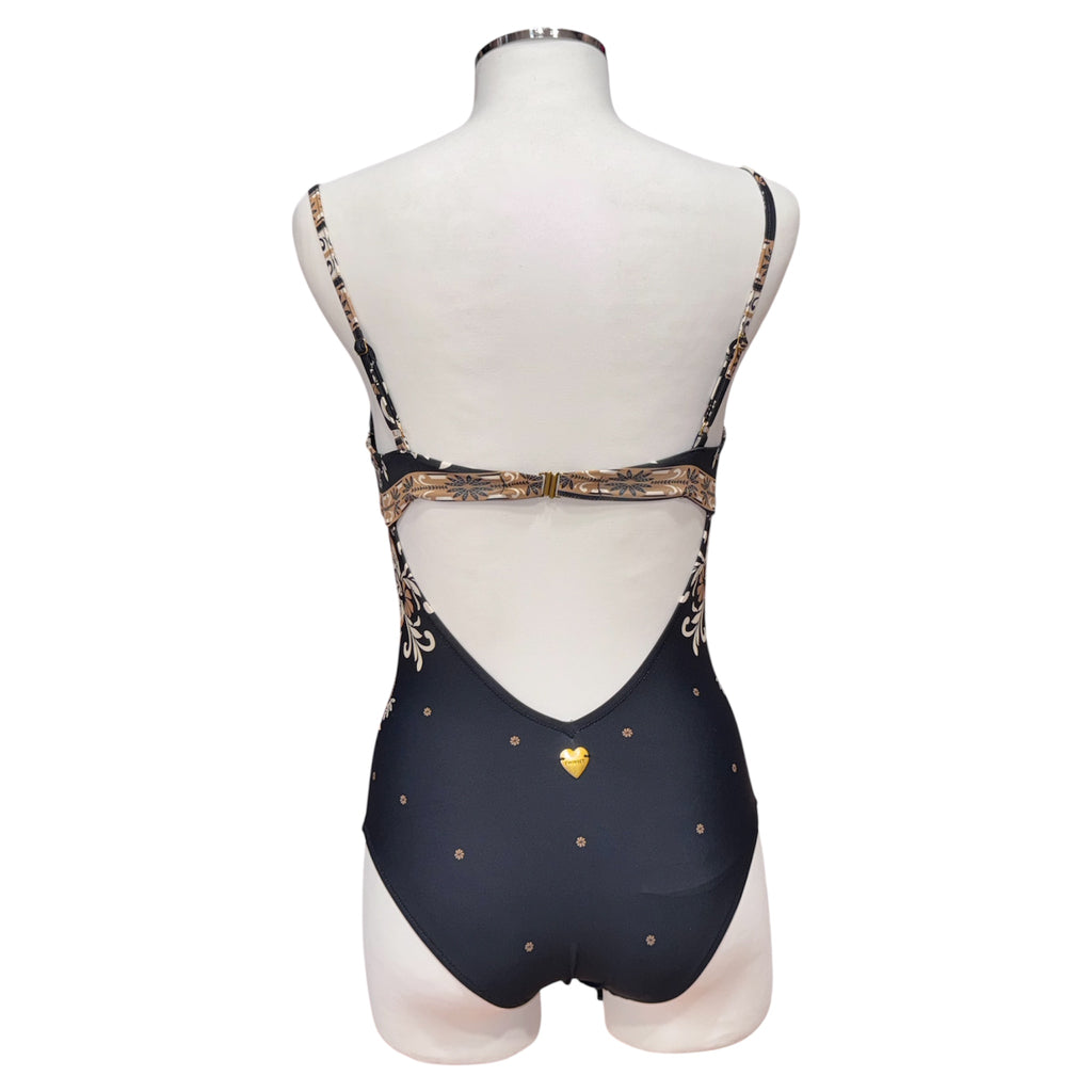 Costume intero stampa foulard con strass  | TWINSET - PMC Portici