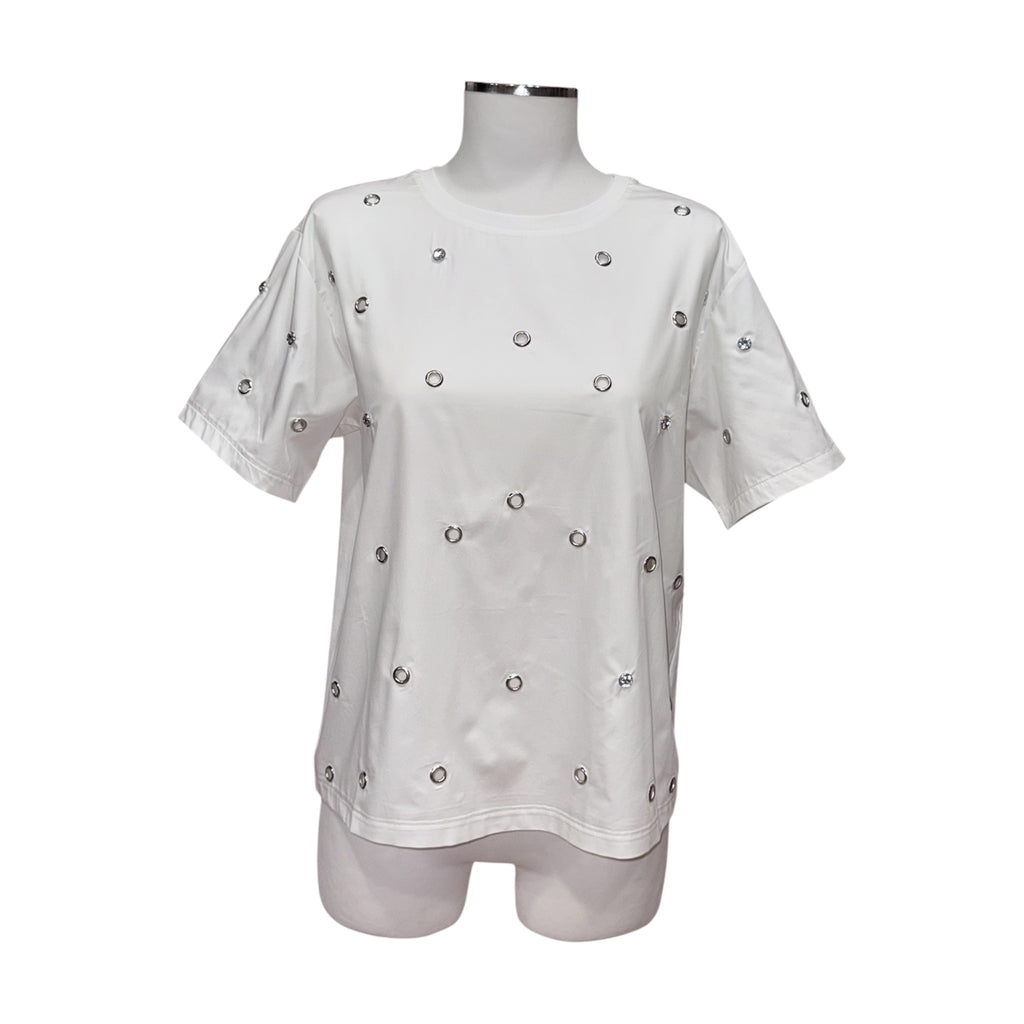 T-shirt con borchie | TWINSET - PMC Portici