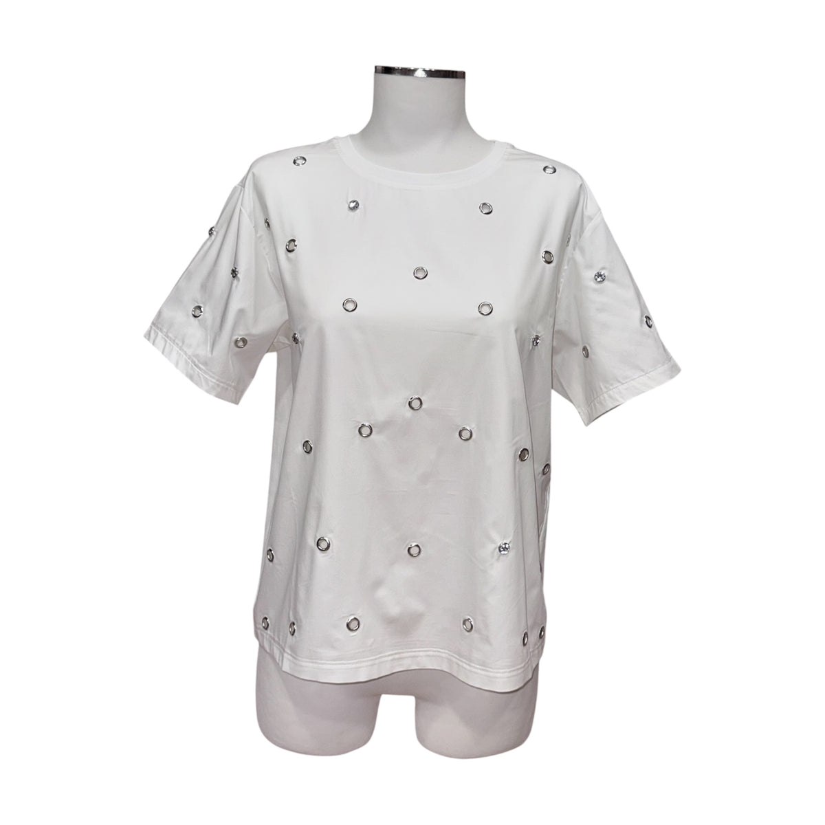 T-shirt con borchie | TWINSET - PMC Portici