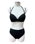 Bikini con coppa e perline