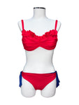 Bikini a fascia con applicazione fiori lycra | Bernè - PMC Portici