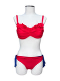 Bikini a fascia con applicazione fiori lycra | Bernè - PMC Portici