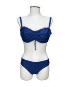 Bikini a fascia con ferretto ed applicazione fiore in lycra| Bernè - PMC Portici