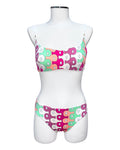 Bikini a brassiere fantasia geometrica | Madis - PMC Portici