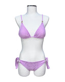 Bikini a triangolo in tessuto goffrato | Olivia Pink - PMC Portici