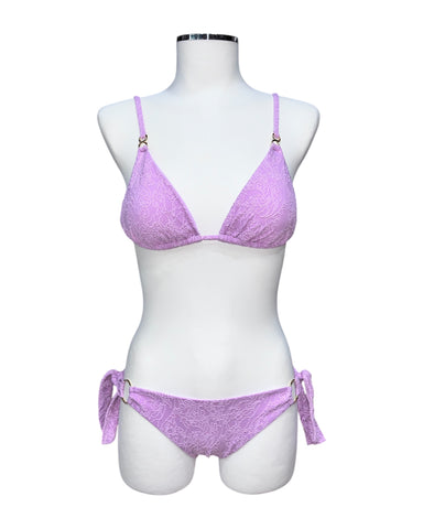 Bikini a triangolo in tessuto goffrato | Olivia Pink - PMC Portici