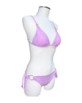 Bikini a triangolo in tessuto goffrato | Olivia Pink - PMC Portici
