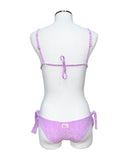 Bikini a triangolo in tessuto goffrato | Olivia Pink - PMC Portici