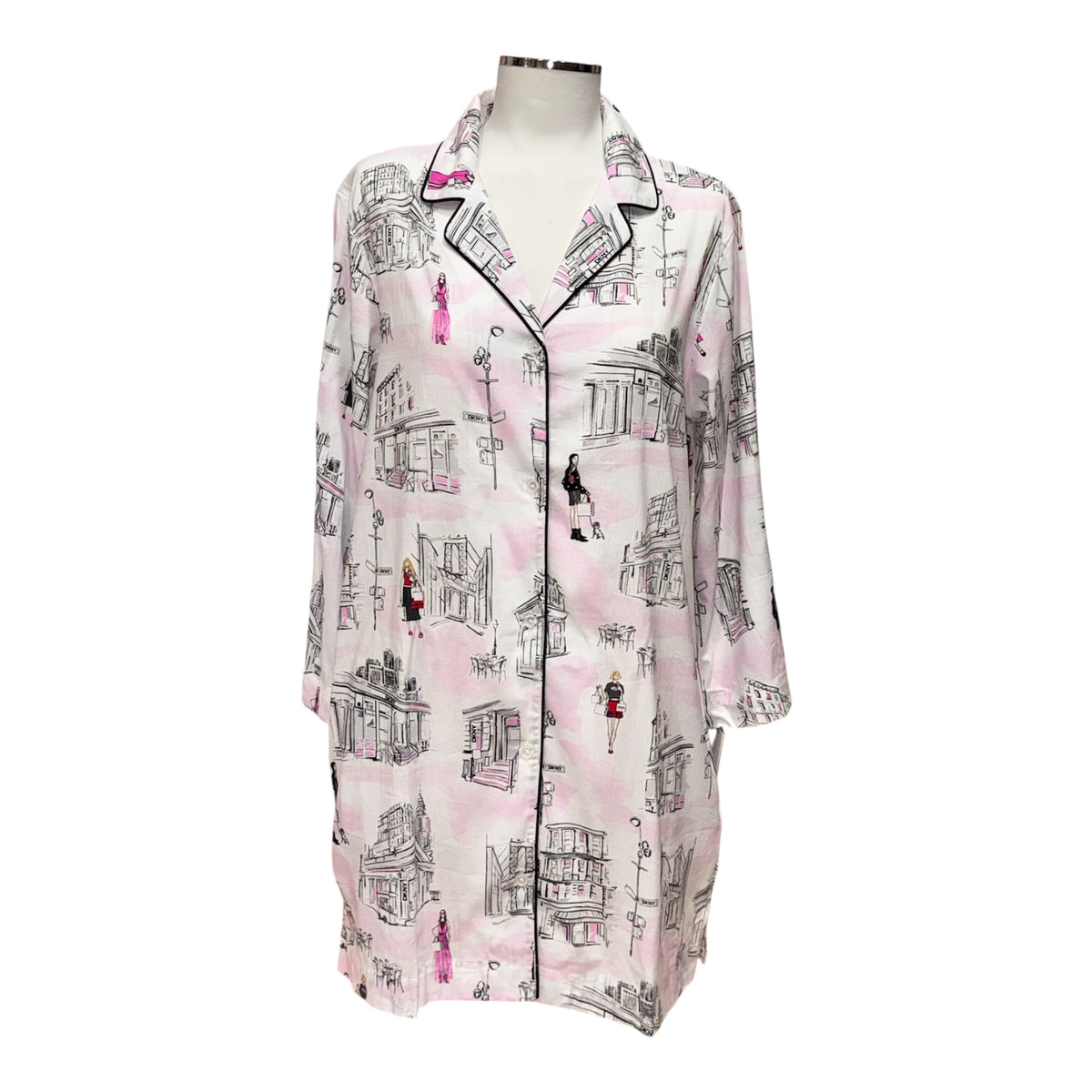 Camicia da notte di linea maschile Stampa City | DKNY - PMC Portici