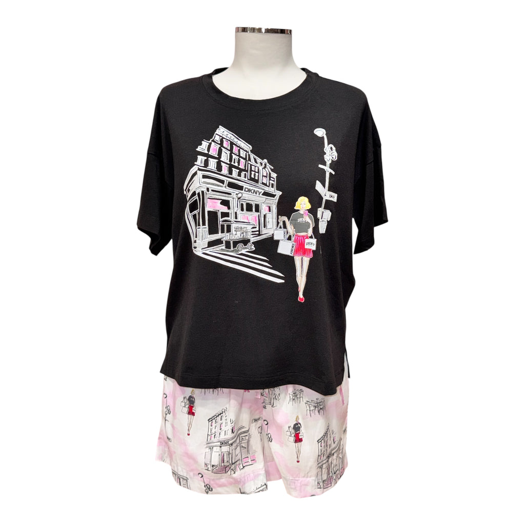 Pigiama mezza manica stampa City | DKNY - PMC Portici