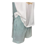 Pigiama corto spalla larga unito/righe | PEPITA - PMC Portici