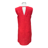 Abito smanicato tina unita in lino ricamato | Dadì - PMC Portici