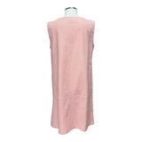 Abito smanicato in lino con strass | Dadì - PMC Portici