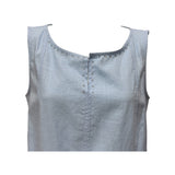 Abito smanicato in lino con strass | Dadì - PMC Portici