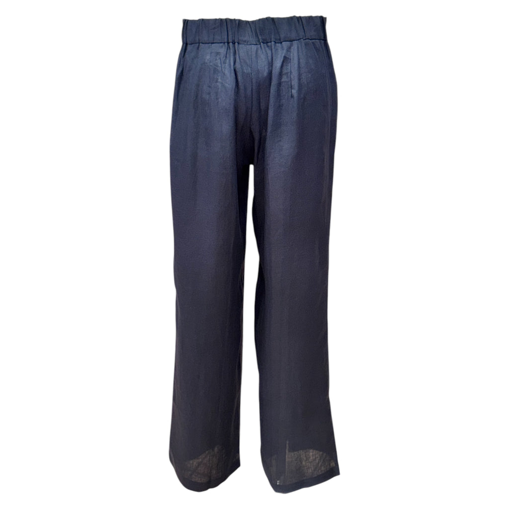 Pantalone in puro lino tinta unita | Oscalito - PMC Portici