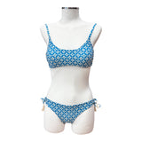 Bikini a brassiere stampa geometrica | Raggianti - PMC Portici