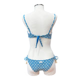 Bikini a brassiere stampa geometrica | Raggianti - PMC Portici