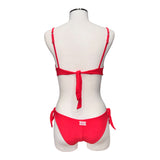 Bikini tinta unita con coppa push up | Olivia Pink - PMC Portici