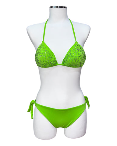 Triangolo da bagno con strass Oval T