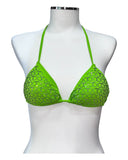 Triangolo da bagno con strass Oval T