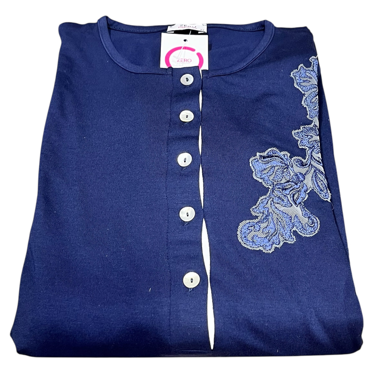  Camicia da notte unita in jersey di viscosa | Zero - PMC Portici