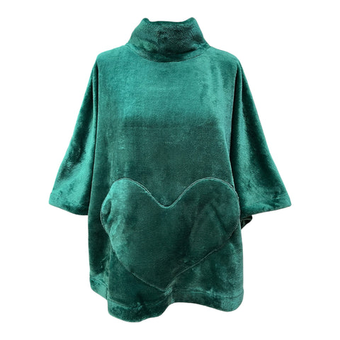 Poncho in pile tasche a cuore | PEPITA - PMC Portici