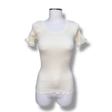 Maglia mezza manica con pizzo + colori