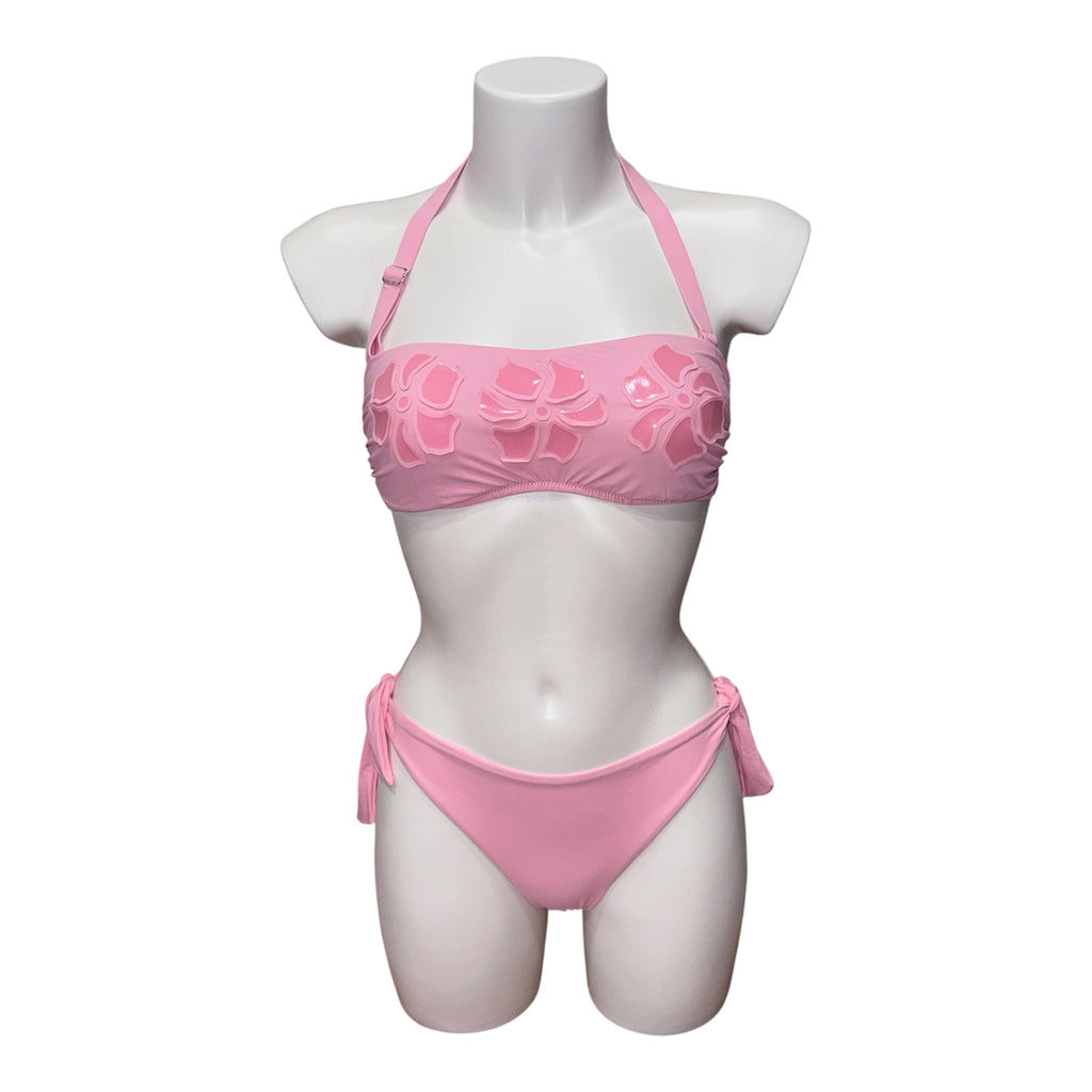 Bikini a fascia con applicazioni petali | Olivia Pink - PMC Portici