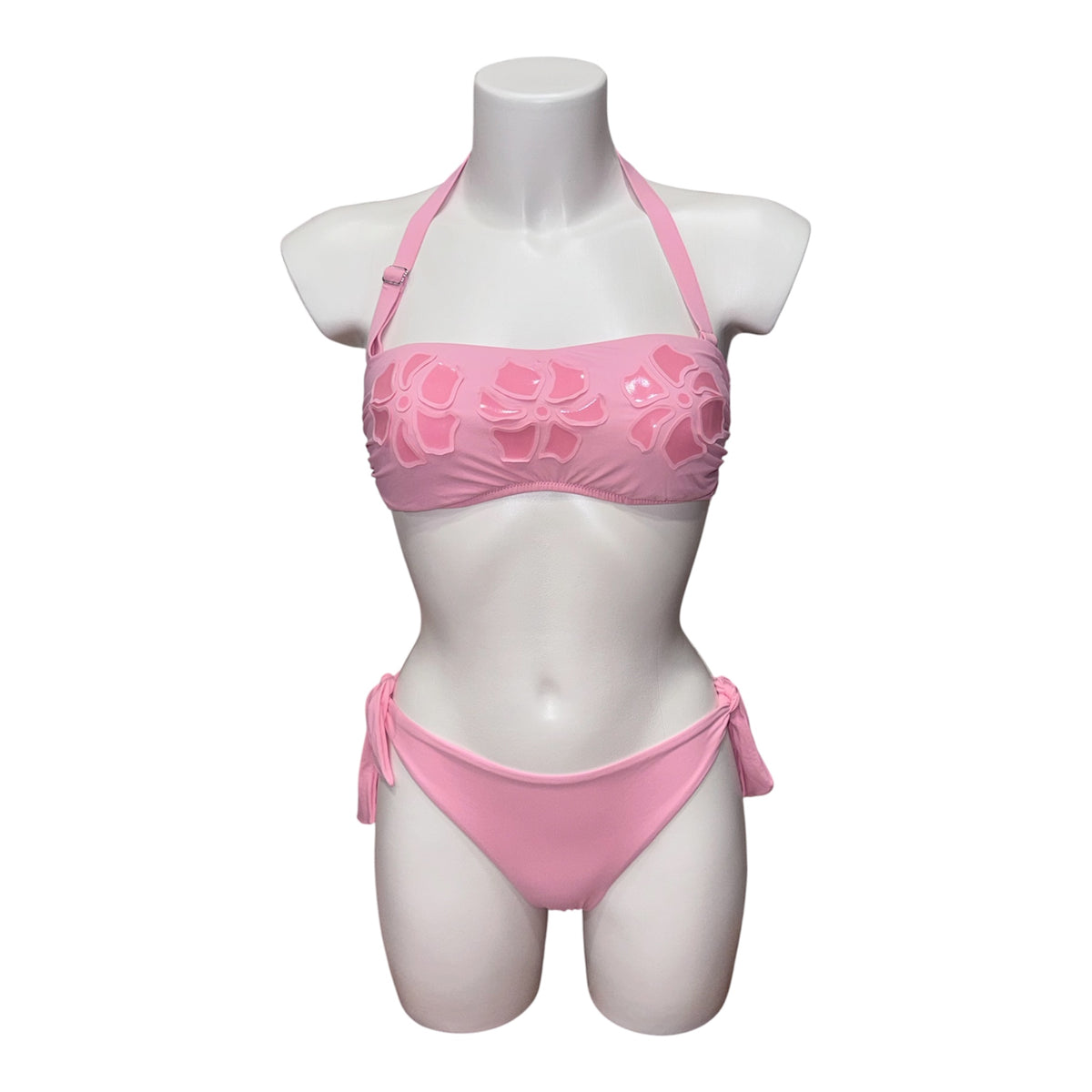 Bikini a fascia con applicazioni petali | Olivia Pink - PMC Portici