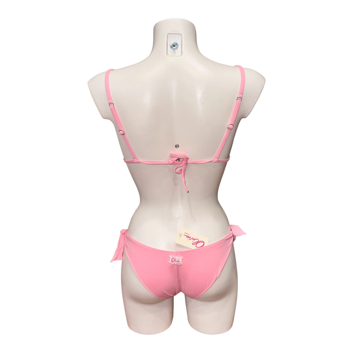 Bikini a triangolo con applicazione petali | Olivia Pink - PMC Portici