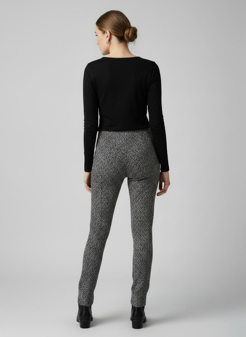 Pantalone in tessuto chevron | OROBLU' - PMC Portici