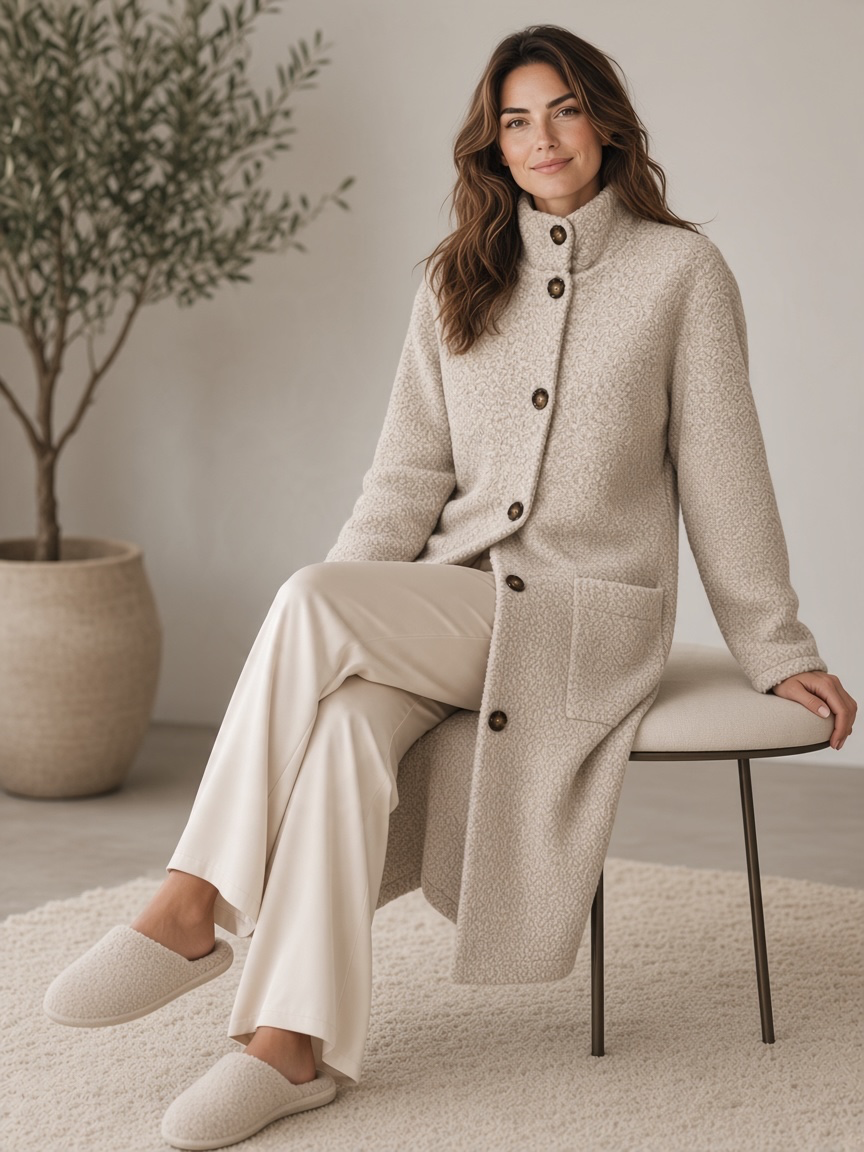 Vestaglia in tessuto boucle' | Ethel - PMC Portici