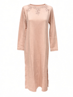 Camicia da notte in punto milano con pizzo | ETHEL - PMC Portici