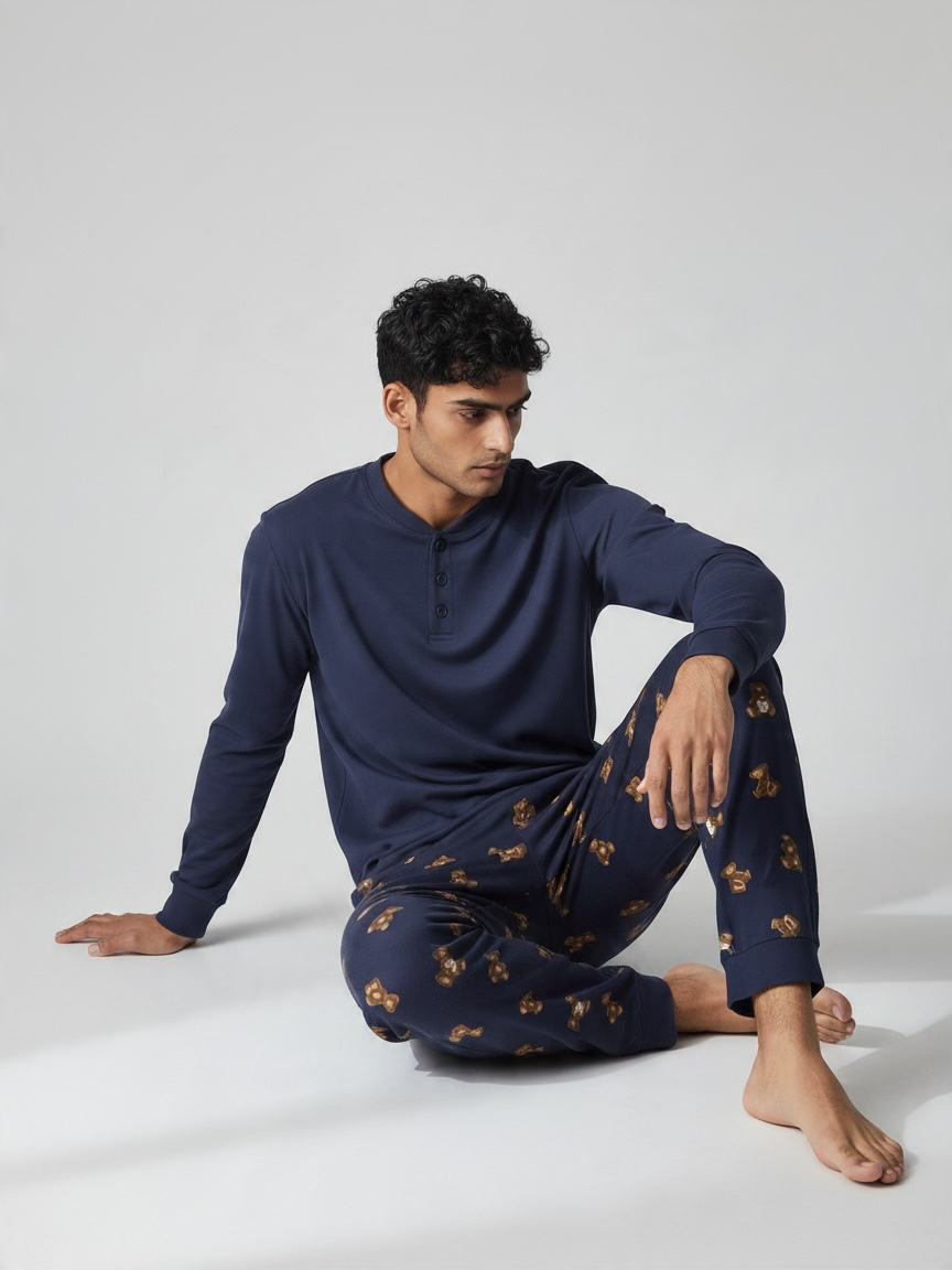 Pigiama da uomo serafino in interlock | MARYHOME - PMC Portici