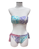 Bikini a fascia Stampa Patchwork | Olivia White - PMC Portici

