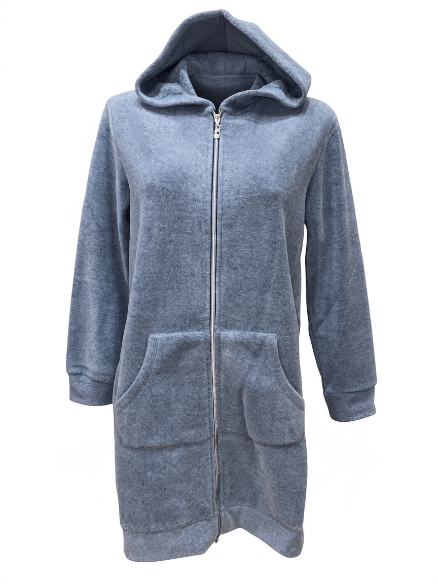 Vestaglia con zip in pile | Maryhome - PMC Portici
