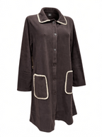 Vestaglia con colletto e bottoni in pile | Maryhome - PMC Portici