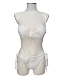Bikini con coppa e inserti macramè | Raffaela d'Angelo - PMC Portici