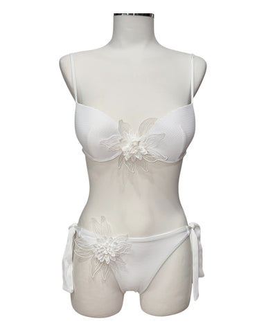 Bikini con coppa e inserti macramè | Raffaela d'Angelo - PMC Portici