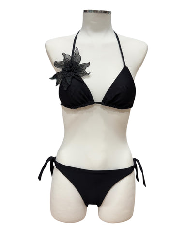 Bikini a triangolo con macramè | Raffaela d'Angelo - PMC Portici