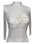 T-shirt in tulle e macramè | Raffaela d'Angelo - PMC Portici

