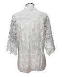 Camicia in pizzo e macramé | Raffaela d'Angelo - PMC Portici