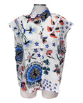 Camicia fantasia in  puro lino | Isa Belle - PMC Portici