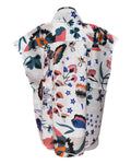 Camicia fantasia in  puro lino | Isa Belle - PMC Portici