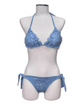 Bikini denim con intaglio laser | Raffaela d'Angelo - PMC Portici