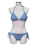 Bikini denim con intaglio laser | Raffaela d'Angelo - PMC Portici