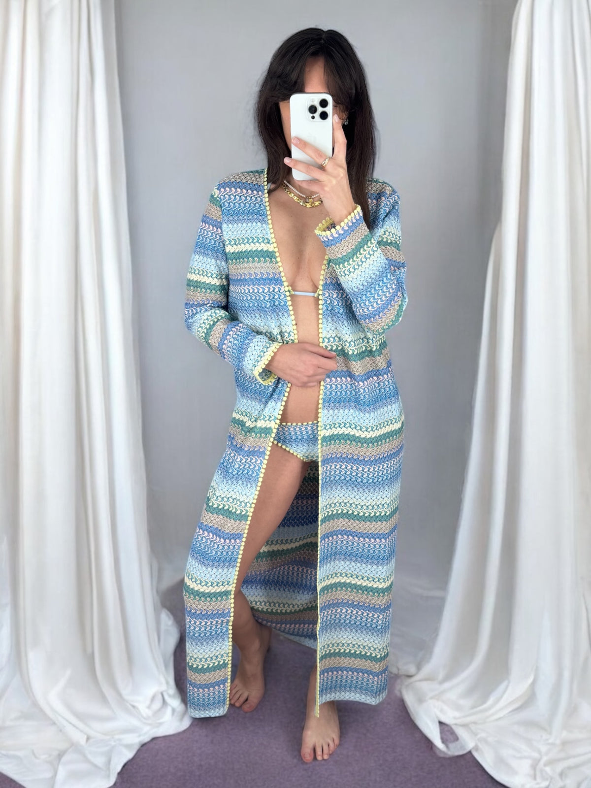 Caftano lungo in tricot | Raffaela d'Angelo - PMC Portici

